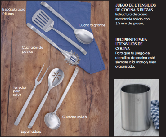 Juego de Utensilios Profesionales