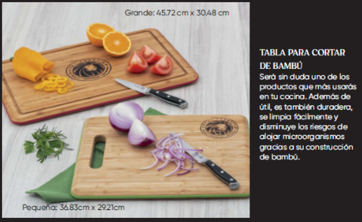 Tablas para Cortar de Bambú