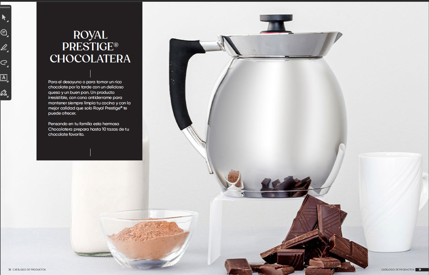 Chocolatera 10 Tazas